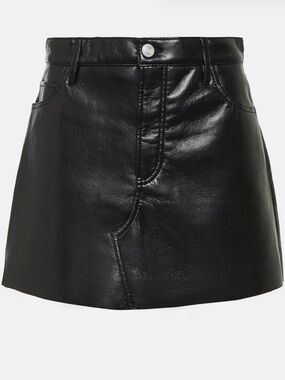 Frame Le High “N” Tighy leather miniskirt